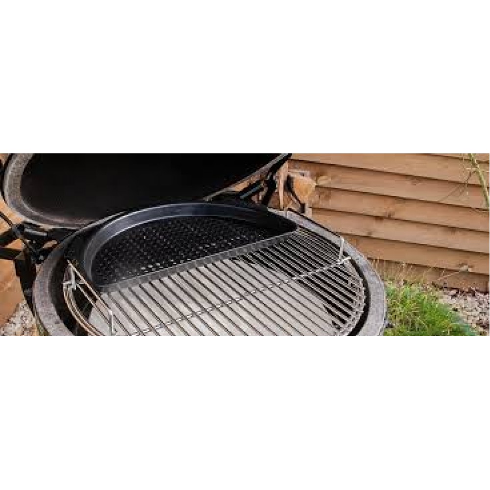 Big Green Egg Half Moon Perforated Grid For Xl Eggspander System